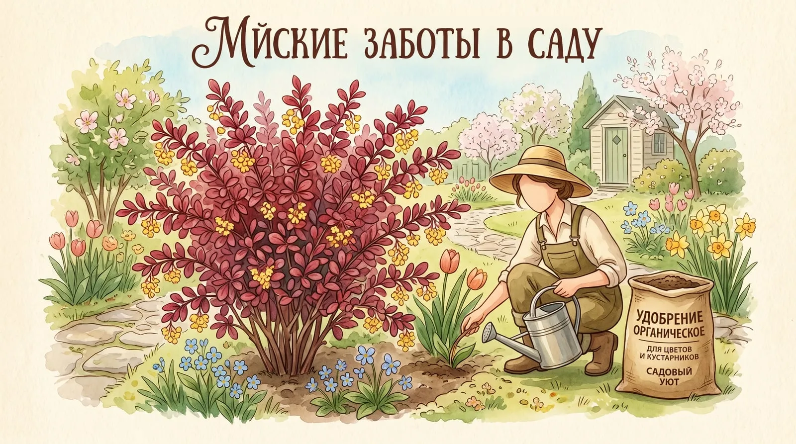 Барбарис: уход и подкормка в мае-июне 2026
