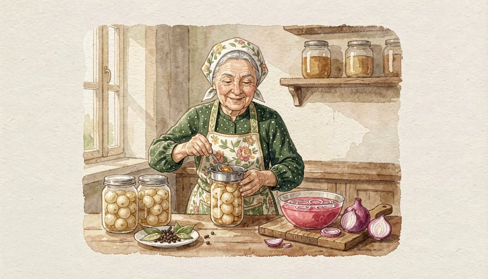 Лук маринованный на зиму в 2026: целиком и кольцами