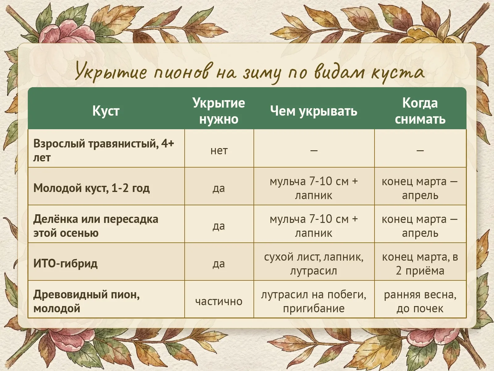 Таблица