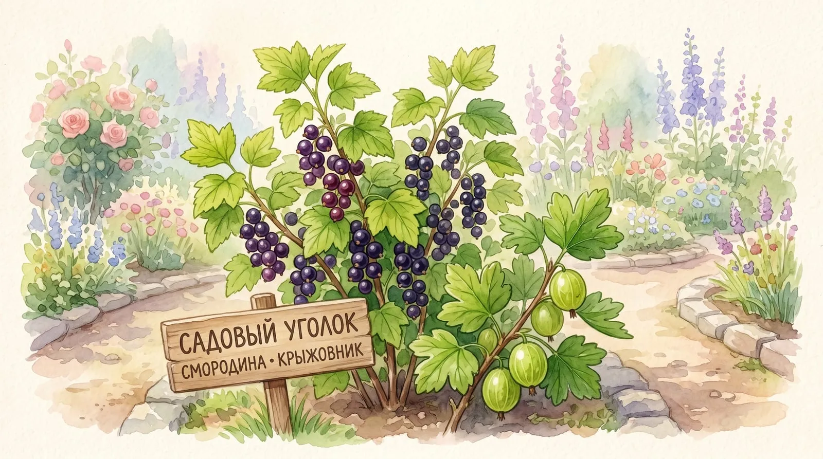 Смородина и крыжовник в мае: 4 главные работы для урожая